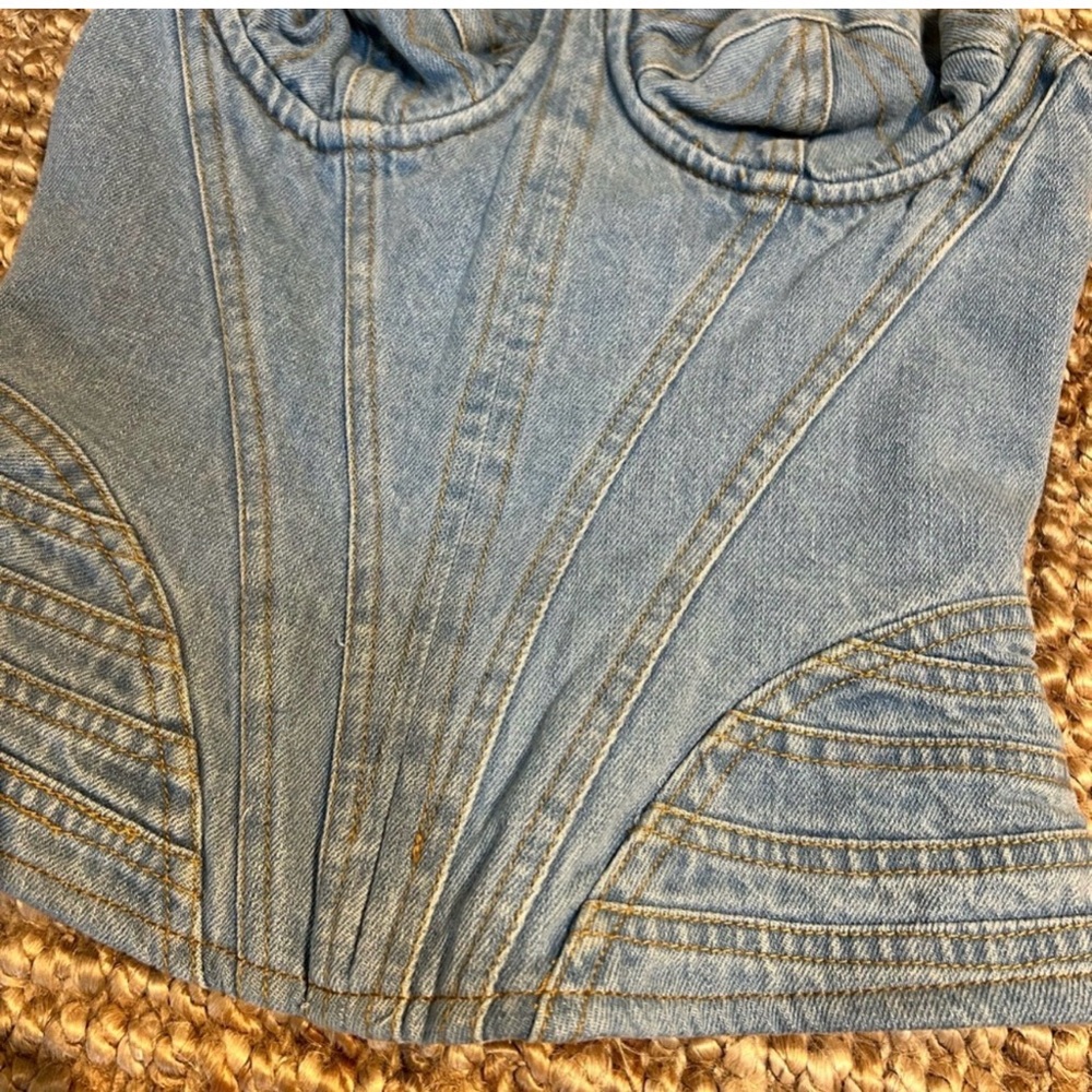 House of CB denim corset top - Picture 5 of 6